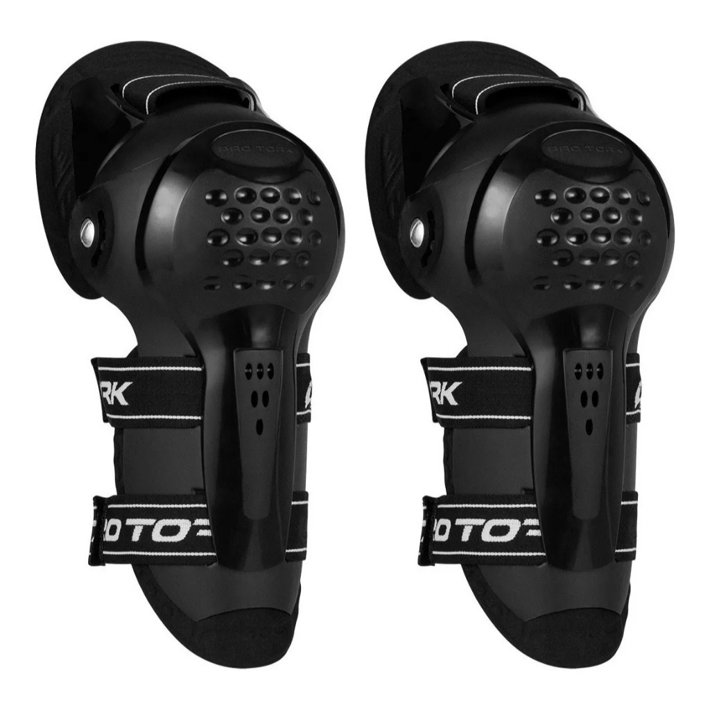 Equipamento Proteção Joelheira Articulada ProTork Motocross Trilha Tamanho Adulto Feminino Masculino