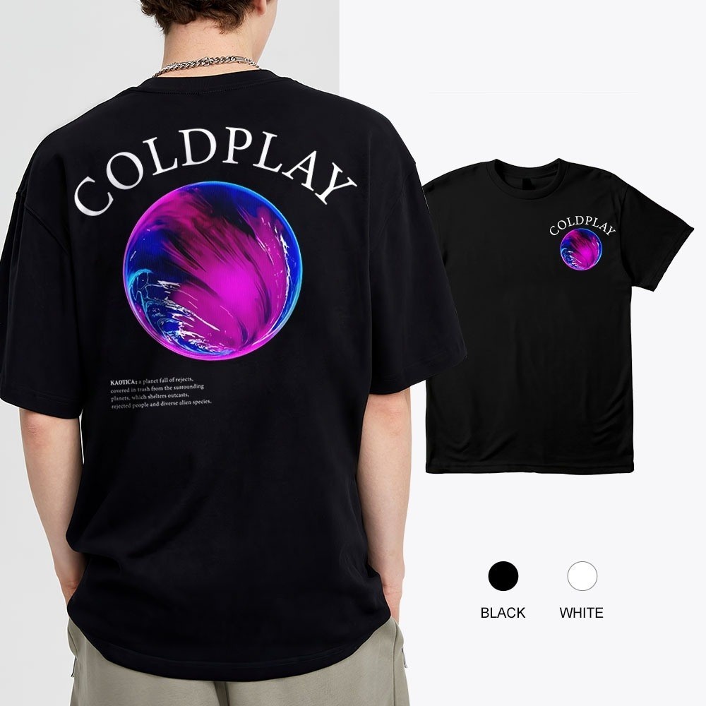 Camiseta Básica Banda Coldplay Pop Musica Internacional Envio Rápido
