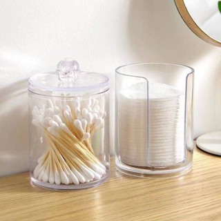 Organizador Porta Algodão E Cotonete 2 Em 1 Acrílico Higiene em Oferta na Shopee