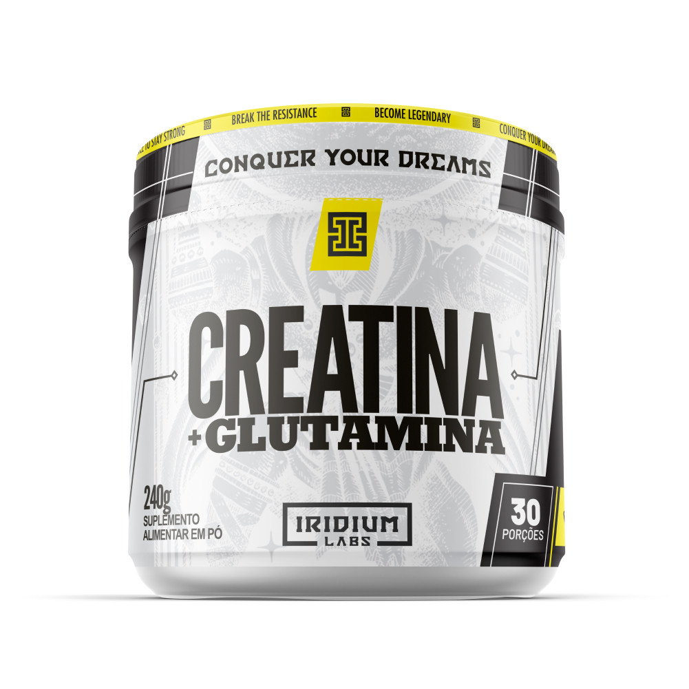 Creatina com Glutamina - 240g - Iridium Labs em Oferta na Shopee