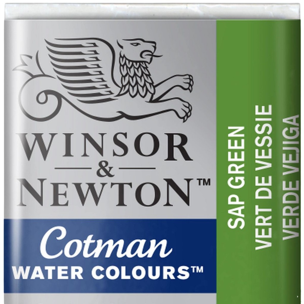 Tinta Aquarela Cotman Winsor & Newton Pastilha 599 Sap Green