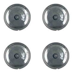 Jogo Calota Aro 15 Audi A3 Cromada Emblema Vw 2000 2001 2002