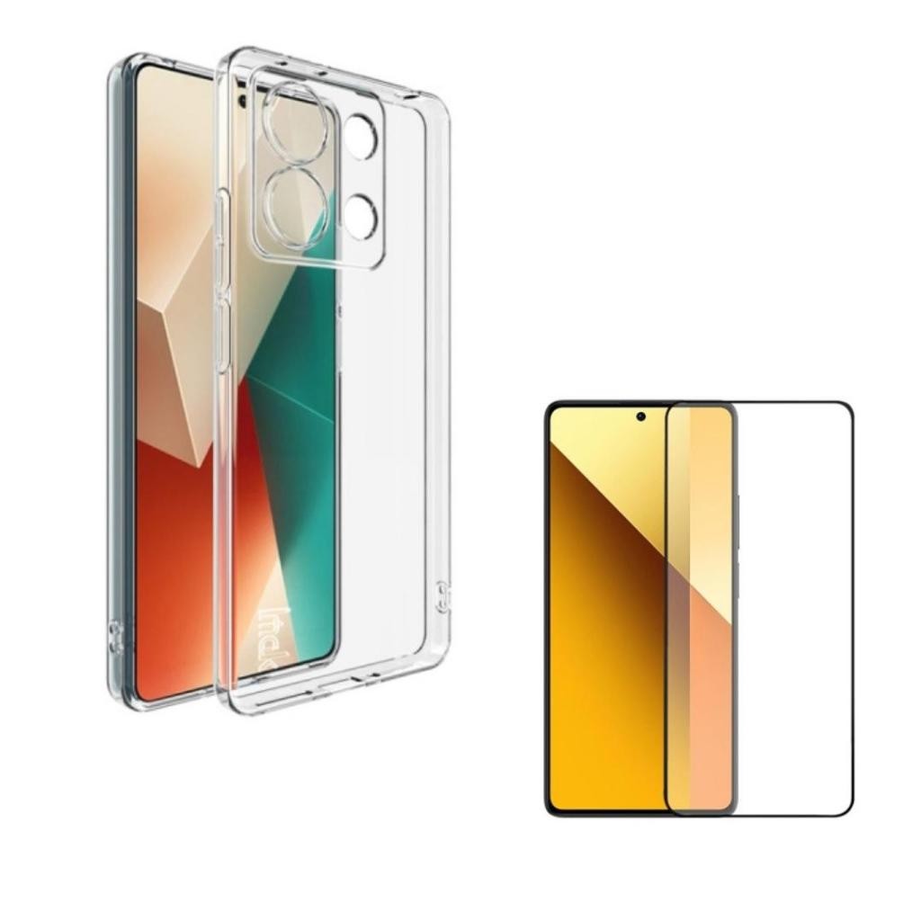 Capa Case Capinha Anti Impacto Compatível Com Redmi Note 13 5G + Película 3D Vidro Temperado