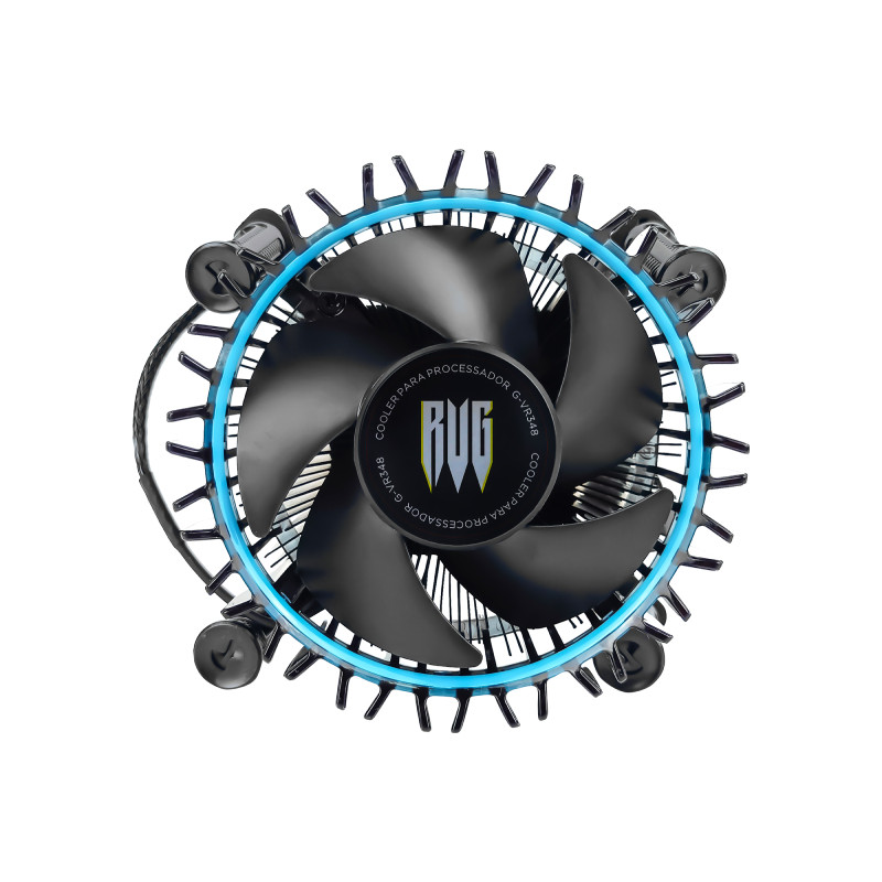 Cooler Processador CPU 4 Pinos Compatível Intel 80mm 2500rpm Revenger G-VR348 em Oferta na Shopee