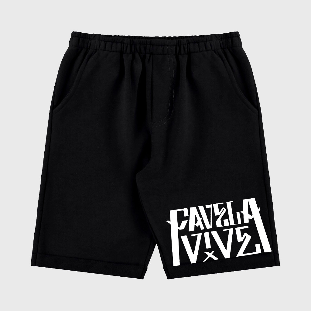 Bermuda Moletom Estilo De Rua Favela Vive RAP