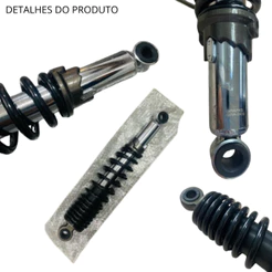 Par Amortecedor Traseiro YBR 125 Factor RDZ 125 RD 135 YBR 125 1986 1987 1988 1989 1999 2000 a 2015