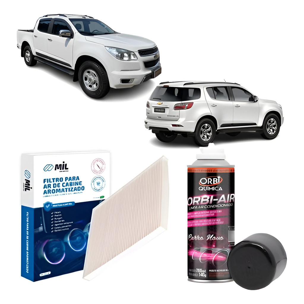 Kit Filtro Ar + Higienizador S10 / Trailblazer / 2012 A 2019 em Oferta na Shopee