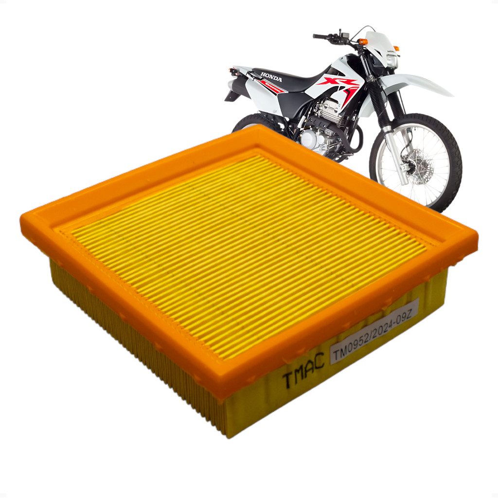Filtro De Ar Para Moto Honda Xr 250 Tornado 2001 2002 2003 2004 2005 2006 2007 2008 Carburada