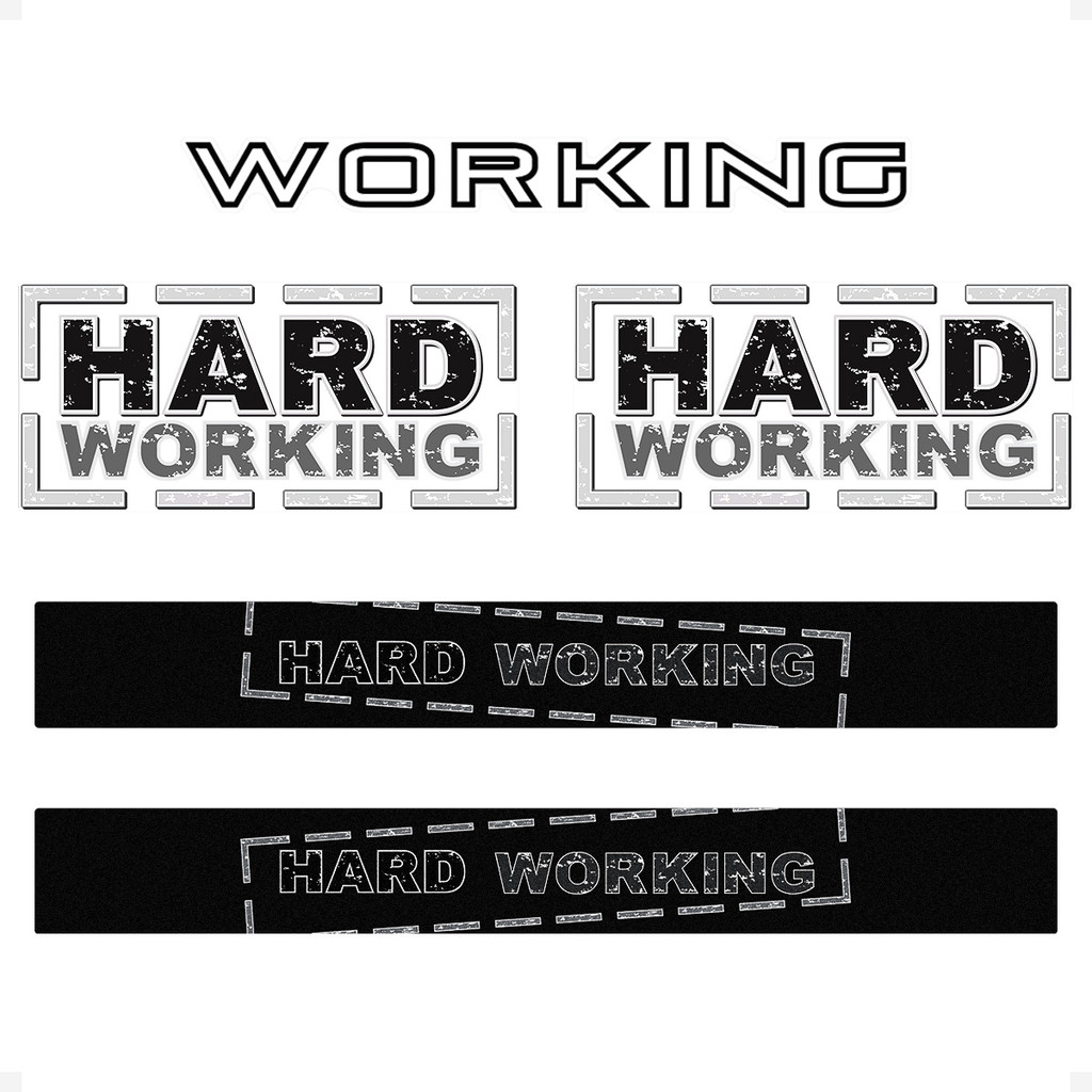 Kit Adesivo Strada Hard Working 2014/2019 Soleira Preto em Oferta na Shopee