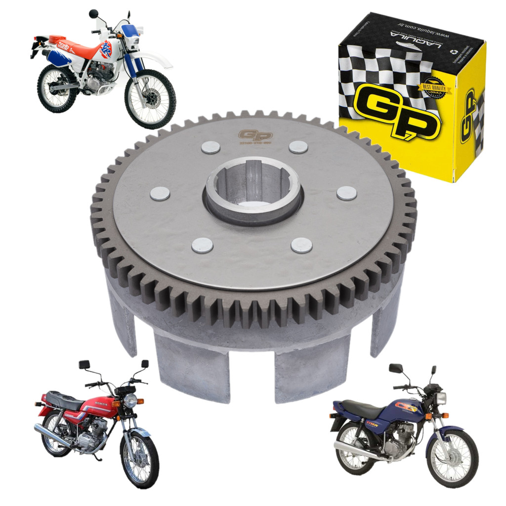 Campana Embreagem Cg 125 Today/Titan 1992/99 Xlr 125 1996/01 em Oferta na Shopee