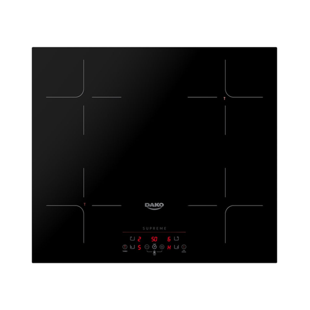 COOKTOP DE INDUÇÃO DAKO SUPREME 4 BOCAS 220V PRETO 