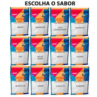 Sabor em Pó para Sorvete Escolha o Sabor 80g a 100g - Marvi