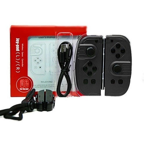 Kit Controle Compatível Nitendo Switch Oled Preto Top