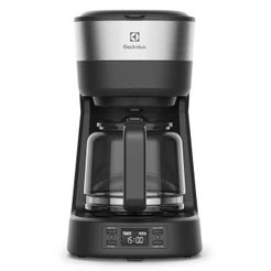 Cafeteira Elétrica Electrolux 30 Xícaras Experience Programável com Timer Cor Inox Preta (ECM25)