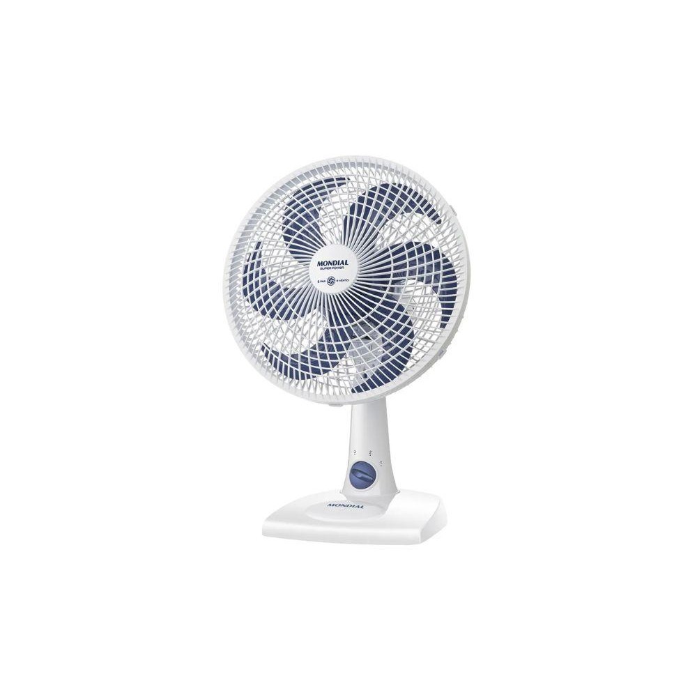Ventilador De Mesa Mondial 6P 30Cm Super Power Branco 127V
