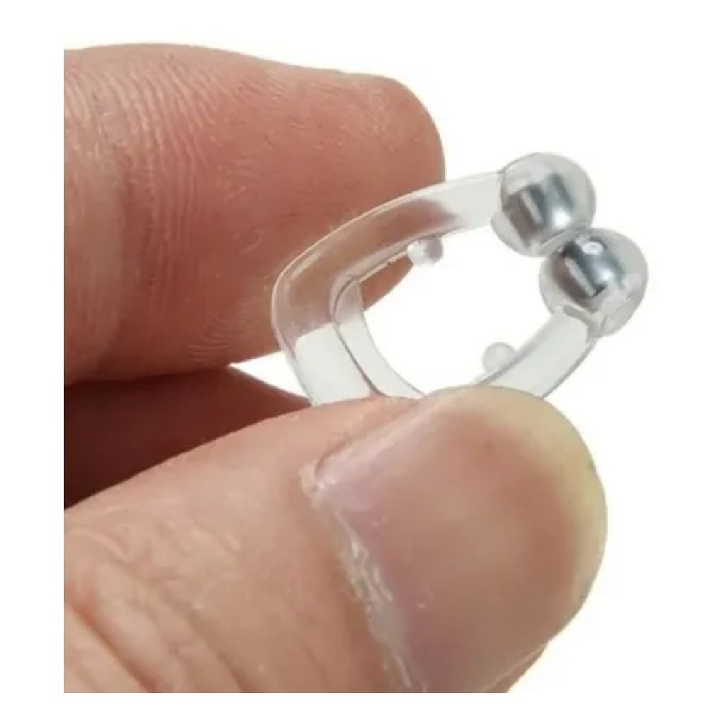 Conjunto de 5 Clips Nasais Magnéticos Anti Ronco Kit para Dormir Bem e Evitar Ronco Durante a Noite