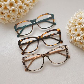 Óculos De Leitura com grau Para perto retangular feminino moda em Oferta na Shopee