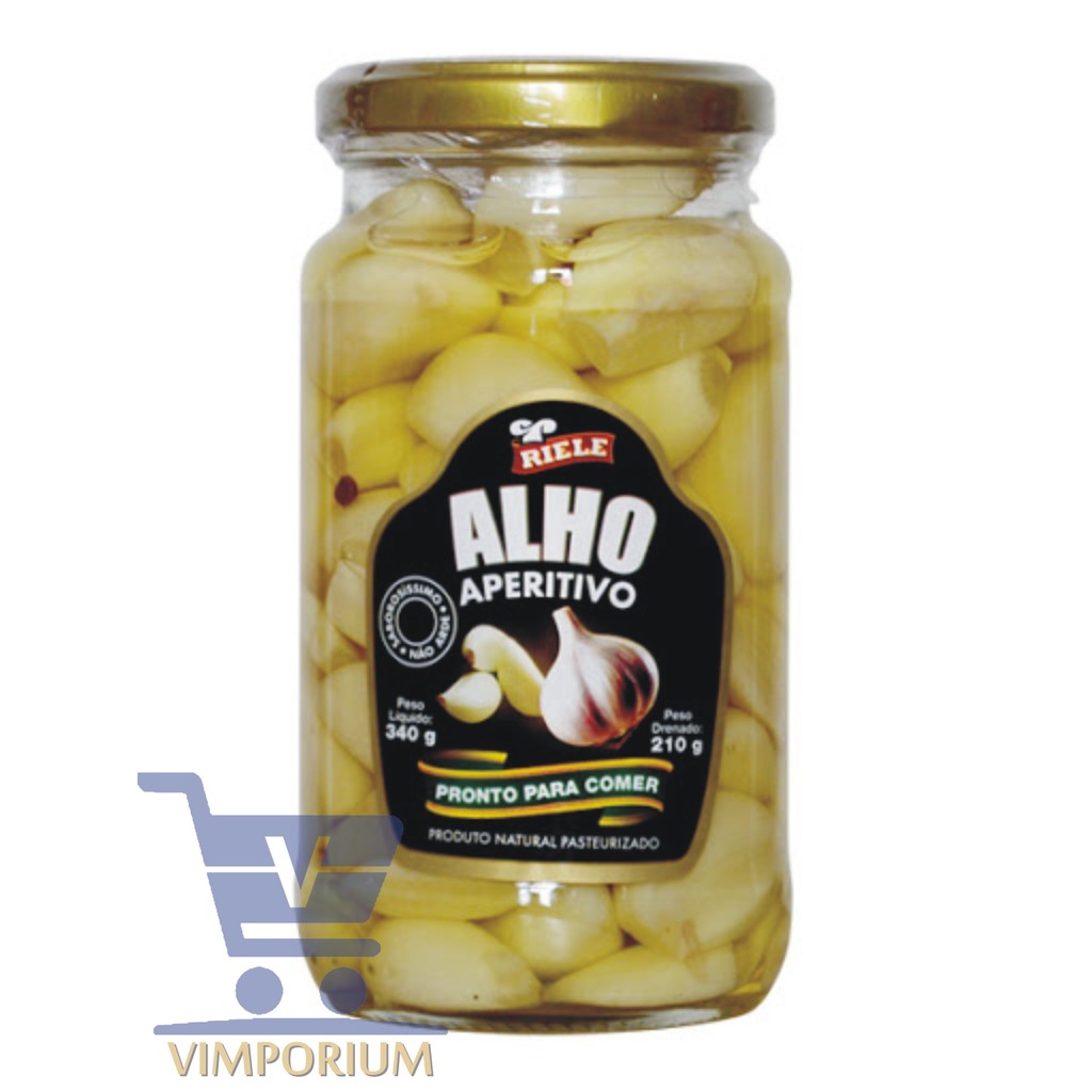 Alho em Conserva, Aperitivo Pronto para Comer! 100% Natural