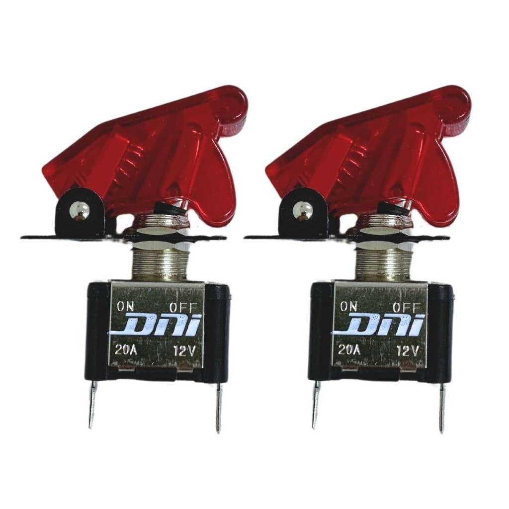 Kit 2 Chave Tic Tac Tipo Led Vemelho Chave Botão Liga Desliga 2 Posição 12v LED em Oferta na Shopee