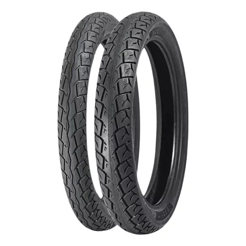Par Pneu 90/90-18 + 80/100-18 Titan Cg Ybr Matrix Levorin