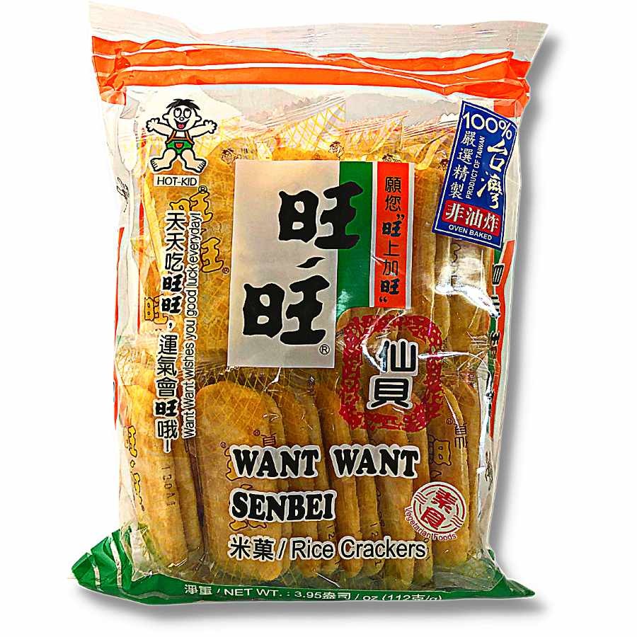 BISCOITO DE ARROZ WANT WANT SEMBEI SALGADO