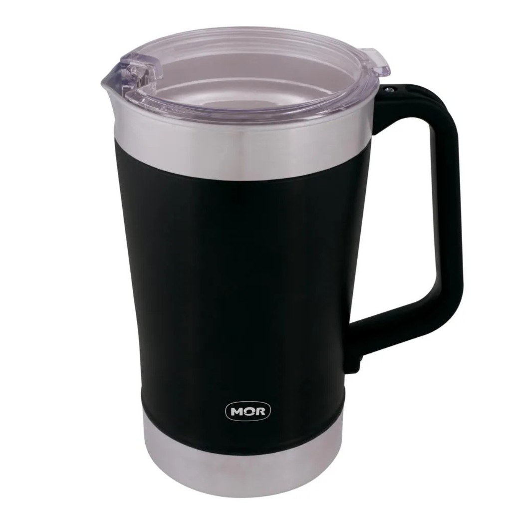 Jarra Térmica Jug Preta Aço inox Capacidade 1,9 Litros 008841 - Mor em Oferta na Shopee