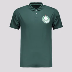 Polo Palmeiras Basic Escudo Verde