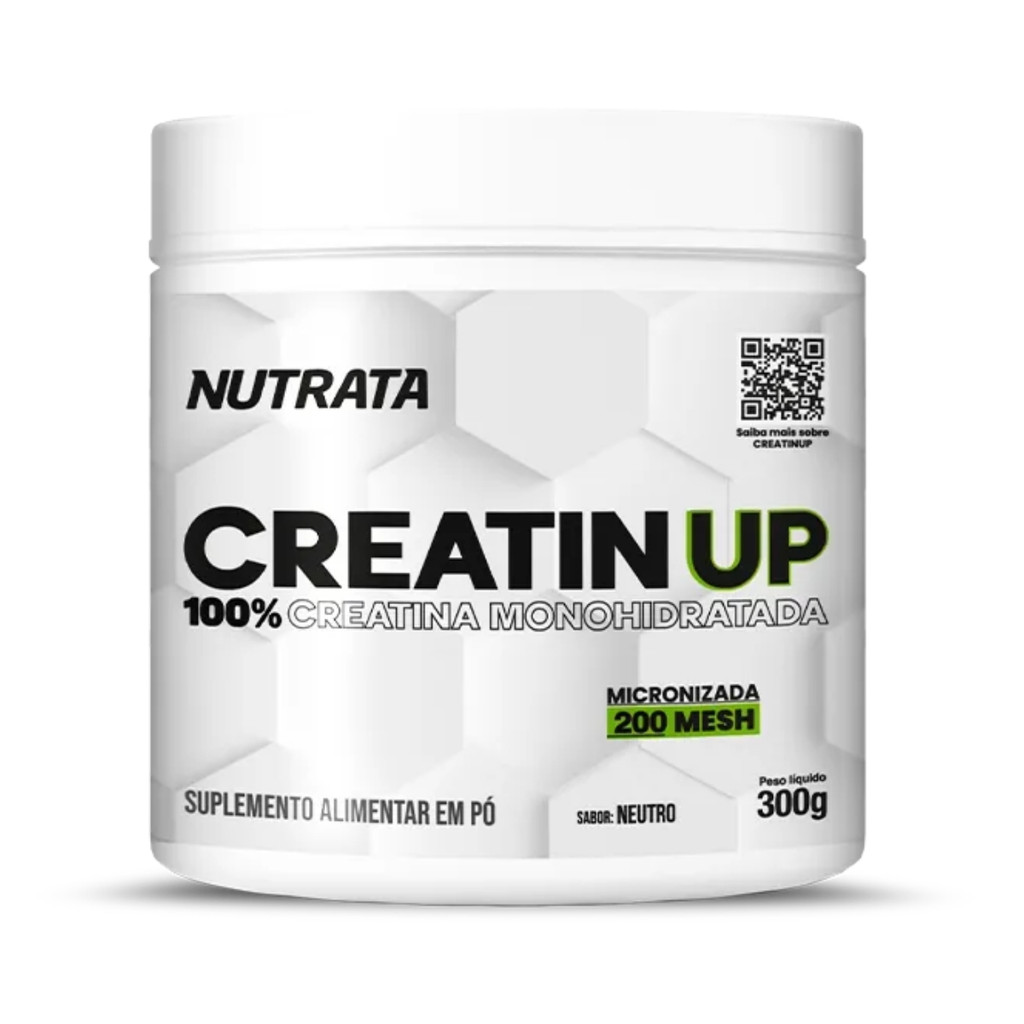 Creatina Monohidratada UP Pote 300g Nutrata em Oferta na Shopee