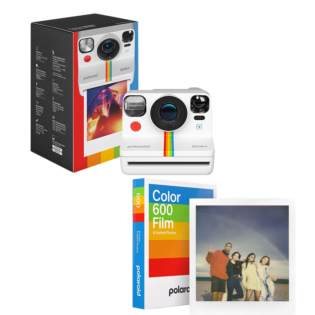 Kit camera Polaroid Now+ Gen 2 Com Filtros Mais Filme Colorido 600 (8 Fotos)