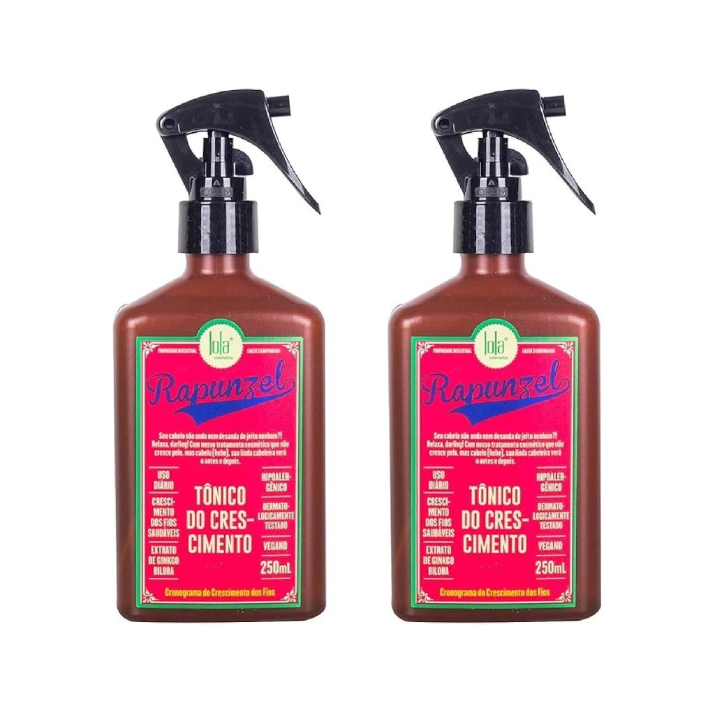 Kit 2 Rapunzel Tonico de Crescimento Lola 250ml