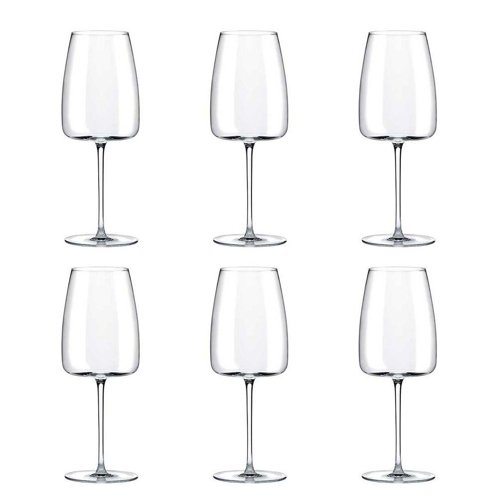 Jogo de 6 Taças de Cristal Para Vinho 510ML Petra Classic em Oferta na Shopee