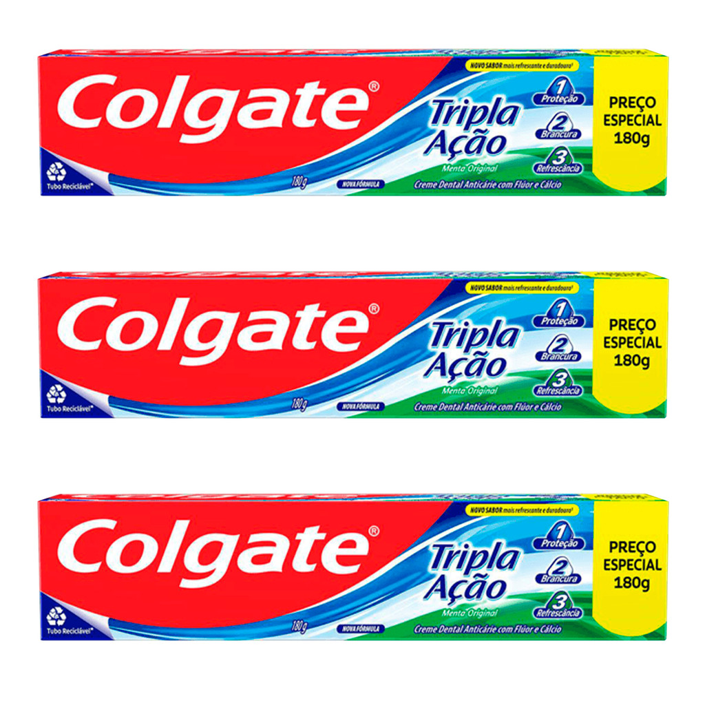 Creme Dental Colgate Tripla Ação 180g: Onde Comprar | BuscaProdutos