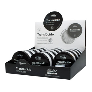 Box 14 Un Pó Facial Solto Finalizador Translucido Powder Face Beautiful em Oferta na Shopee