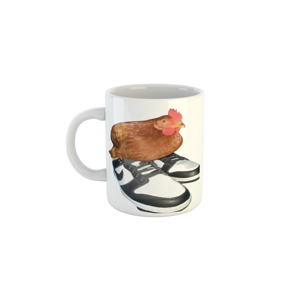 Caneca Galo de Tênis Meme Engraçado em Oferta na Shopee