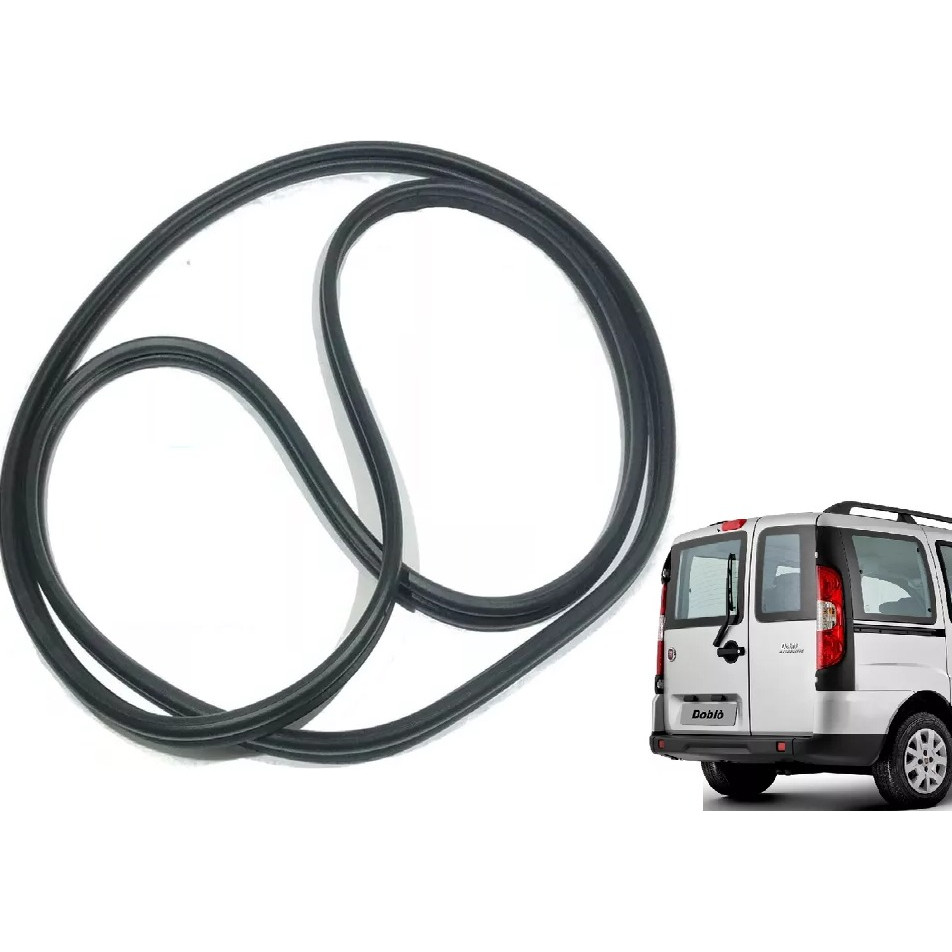 Borracha De Vedação Original Da Porta Traseira Fiat Doblo