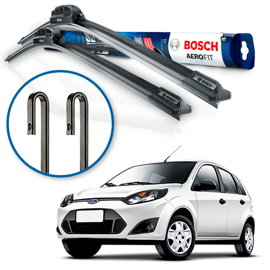 Par Palheta Limpador Parabrisa Bosch Ford Fiesta 2005 2006 2007 2008 2009 2010 2011 em Oferta na Shopee
