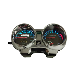 Painel Cromado Led Hodometro Completo Cg150 Sport 2009 2013