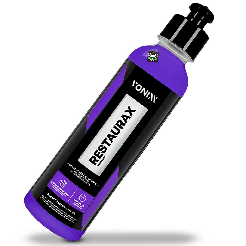 Restaurador De Plásticos Automotivos Restaurax 240ml Vonixx em Oferta na Shopee