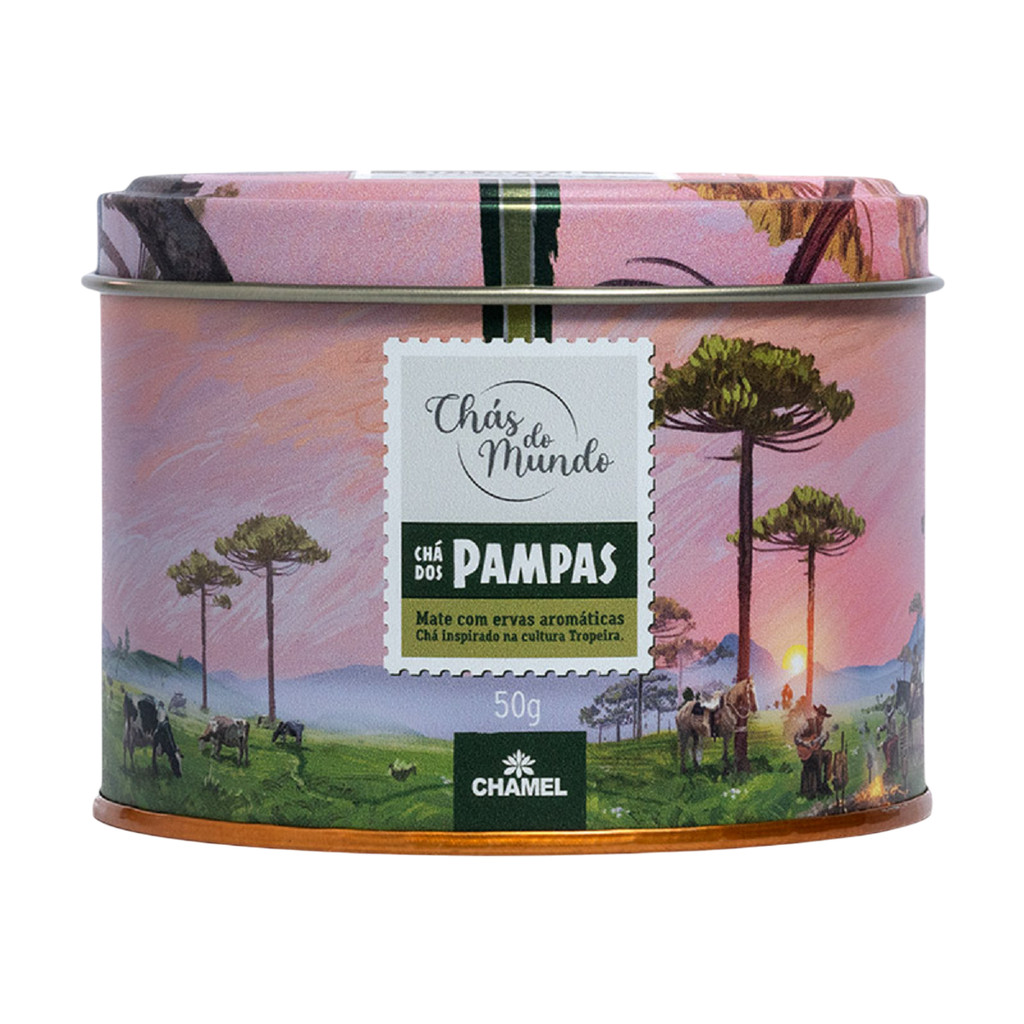 Chás Do Mundo Chá Pampas Lata 50g – Chamel