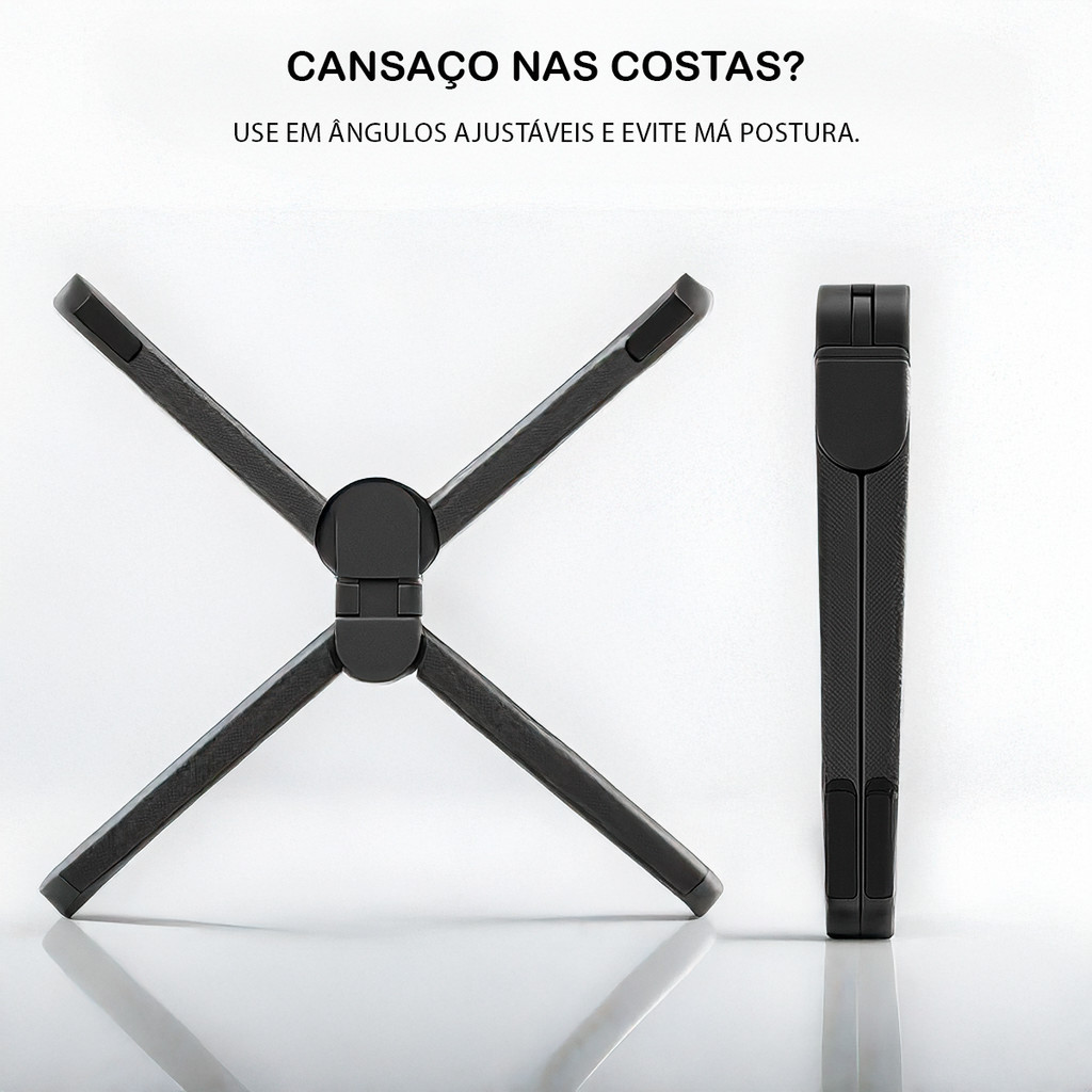 Suporte Base de Mesa Notebook Celular Livros Tablet Regulavel Ajustável Dobrável Portatil Ergonomico Multifunção