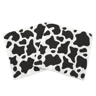 100 Guardanapo Papel Festa Fazendinha 20cmX22cm Guardanapo Vaquinha Aniversário Fazenda Vaca Malhada em Oferta na Shopee