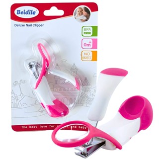 Cortador de Unhas Infantil Bebe Rosa C/ Lupa - Castela em Oferta na Shopee