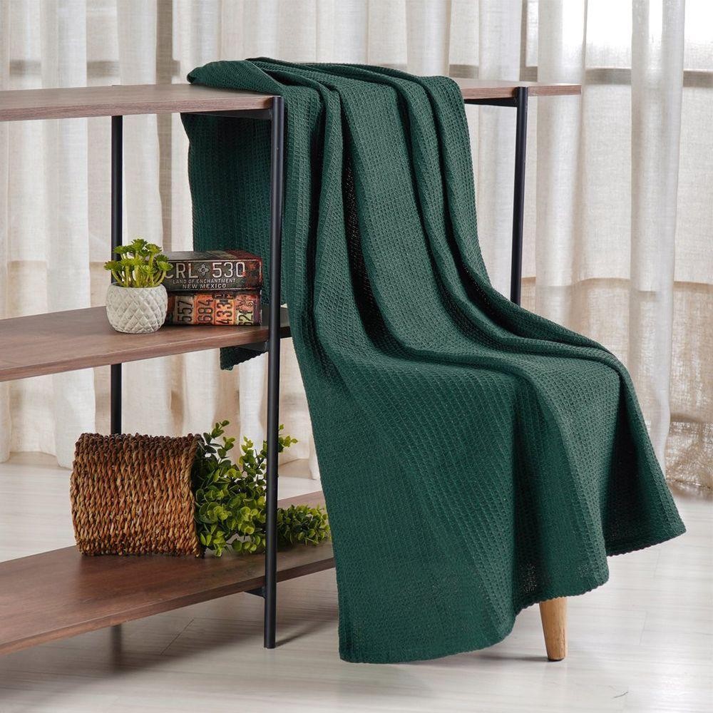 Manta Sofá Decorativa 100% Algodão Favo 120x150 - Home & Living