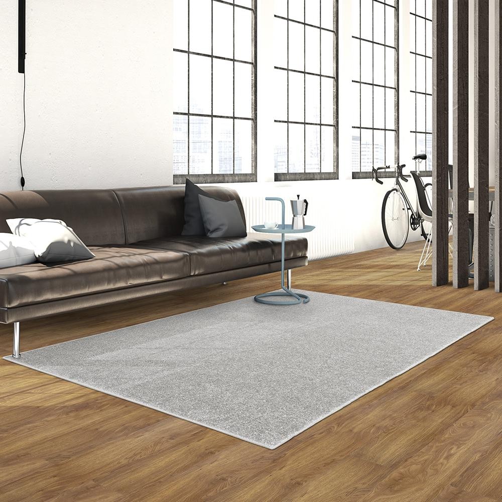 Tapete Para Sala Relex N Prata 1,50X2,00 São Carlos em Oferta na Shopee