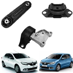 Kit 3 Coxins Motor/Cambio Logan Sandero K7M 2014/... 4C 1.6