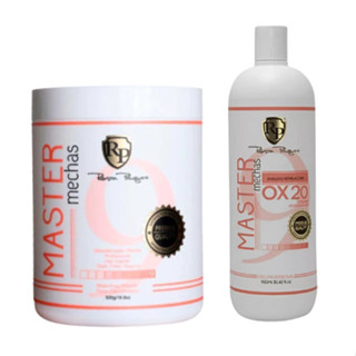 Combo Po Descolorante + Ox 20 Master Mechas Robson Peluquero em Oferta na Shopee