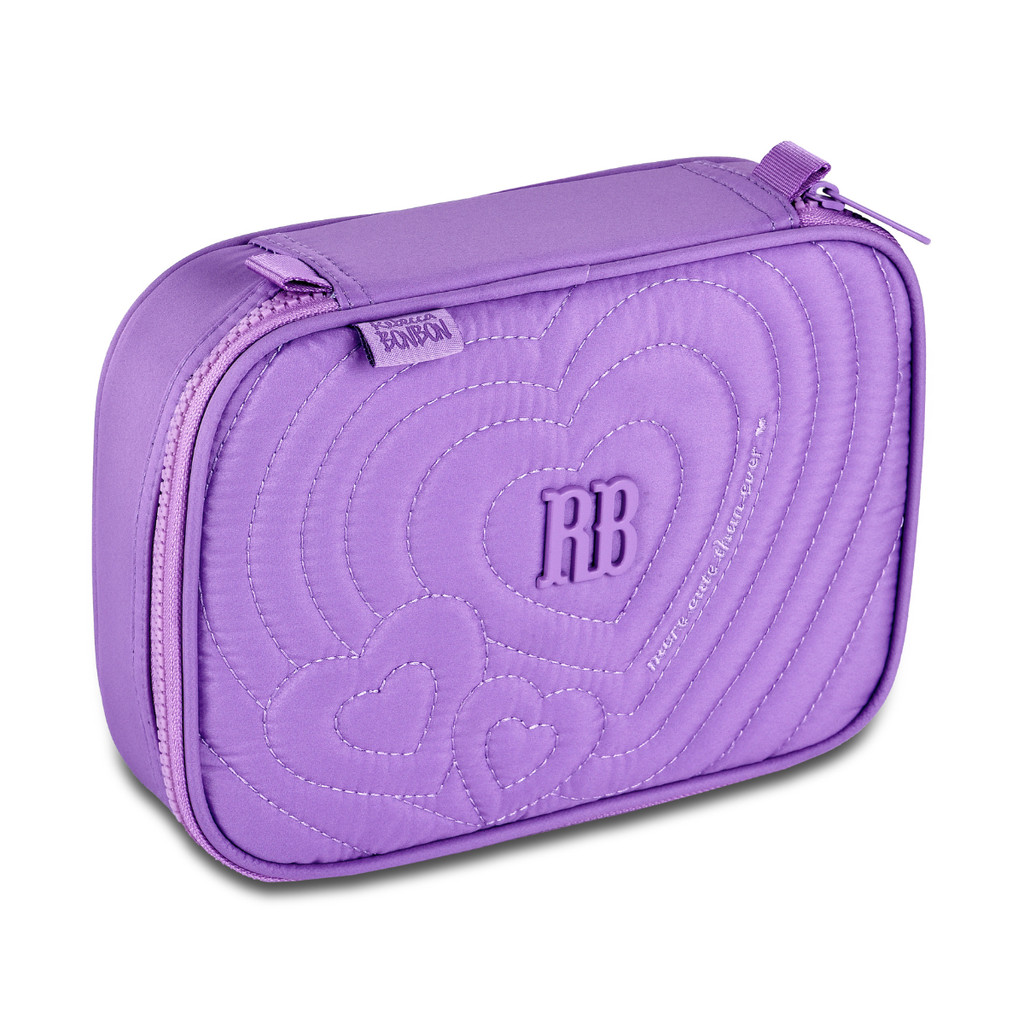 Estojo Infantil Com 01 Bolso Feminino Rebecca Bonbon Coraçâo - Clio Style COR:LILAS em Oferta na Shopee