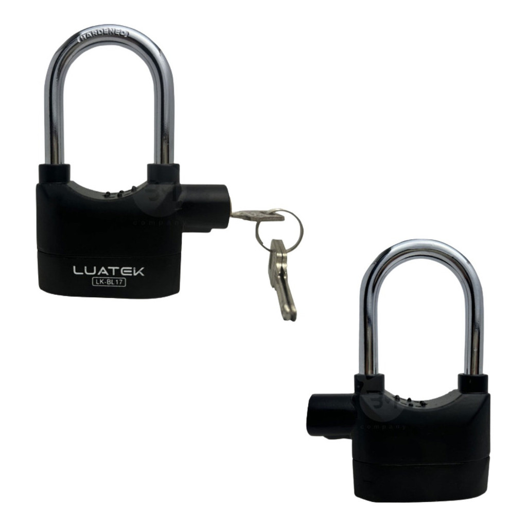 Cadeado Com Alarme De Trava Sonoro Antifurto Moto Bike