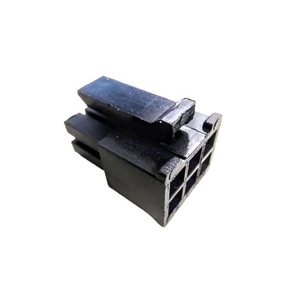 10 Peças Conector Alojamento Micro Fit 6 Vias Macho 3,00mm 300106HM -
