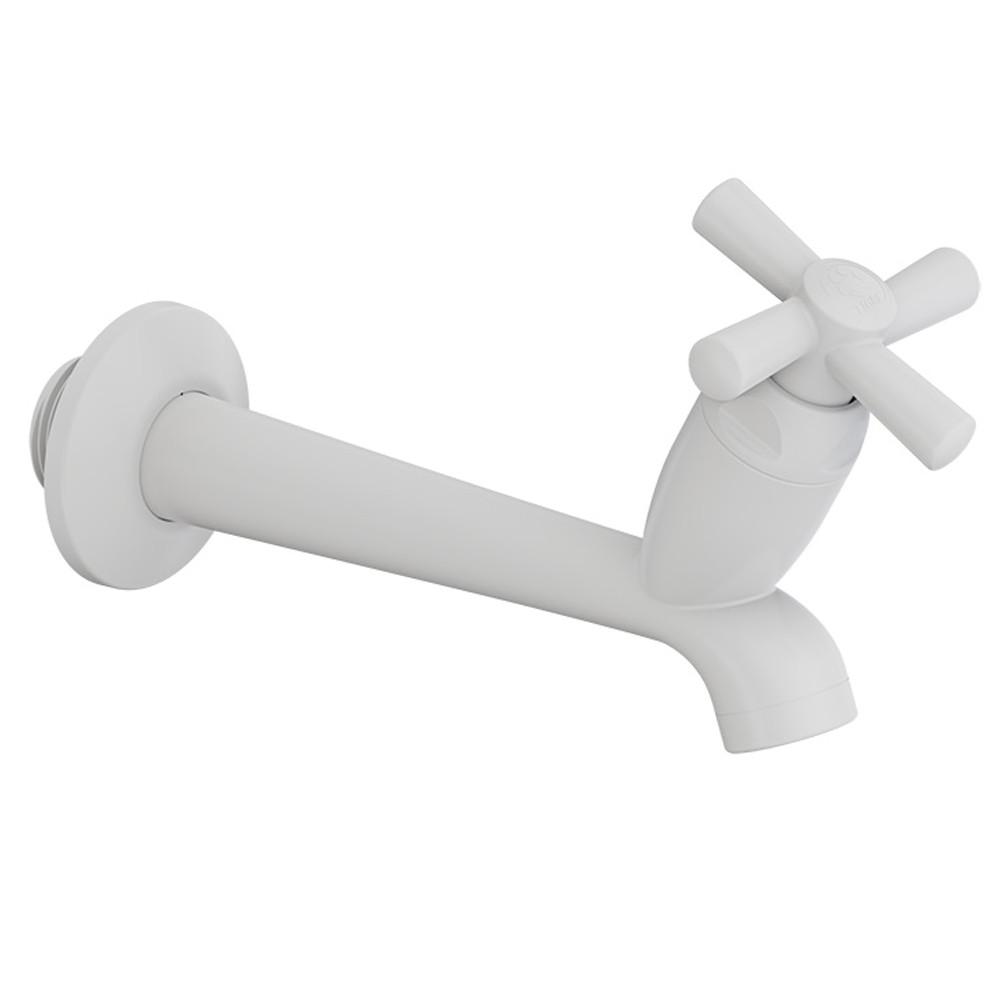 Torneira para Tanque 15cm Cross Branca - TIGRE - Home & Living
